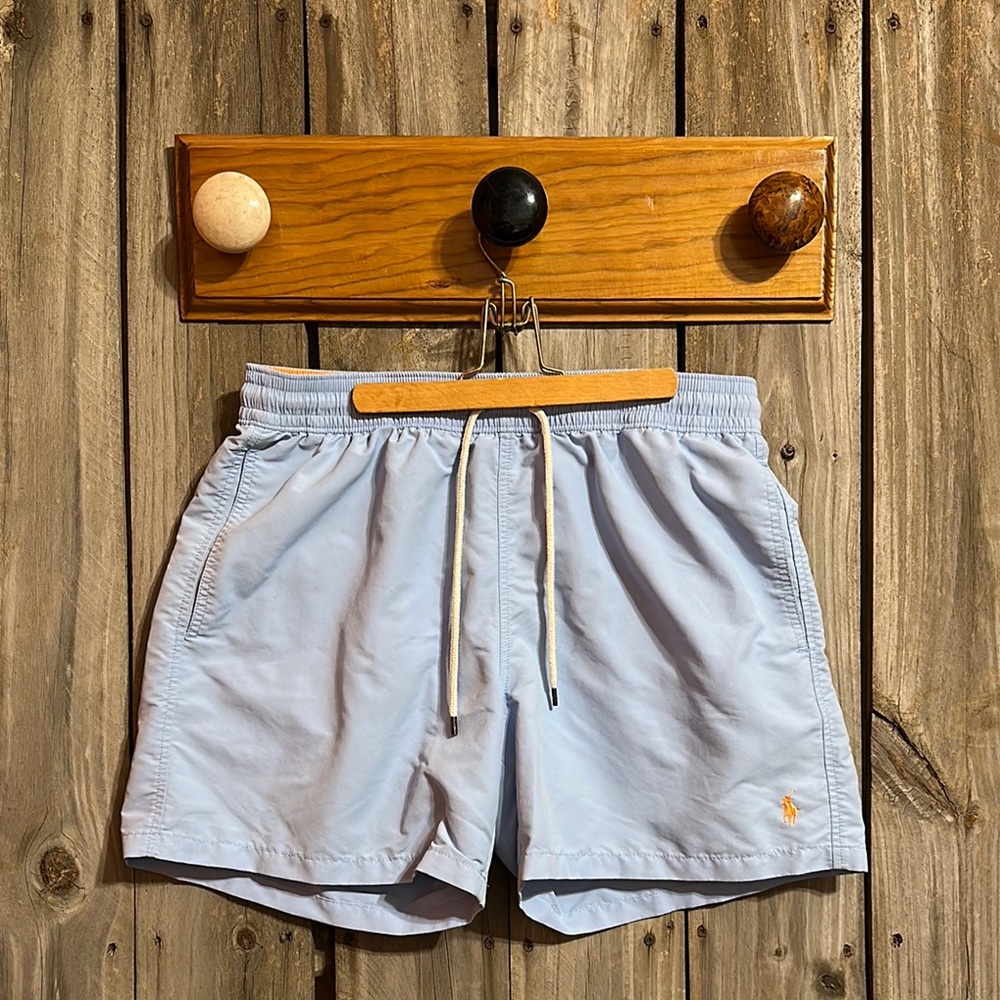 Light Blue Polo Ralph Lauren Swim Shorts